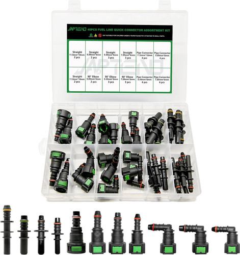Fuel line repair kit 40pcs - fuel,