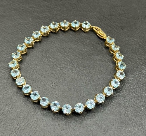 9ct yellow gold tennis - yellow,