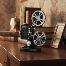 Movie Film Projector Model Old Fashioned Ornament Vintage Style Versatile Decor