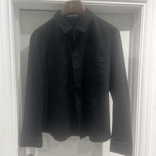 Zara Shacket Overshirt Black