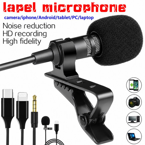 Lavalier lapel microphone - lavalier,