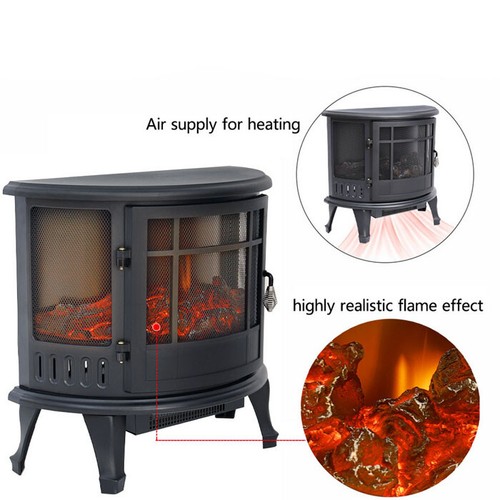 Electric stove fireplace led - stove,