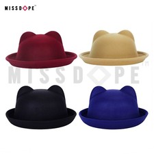 NEW BOWLER EARS WOMENS HAT