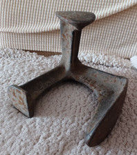 Vintage Cast Iron heavy metal Cobblers Shoe Last Swain size 2 ideal door stop
