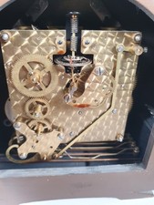 Vintage Smiths Wooden Mantel Clock For Parts Repair