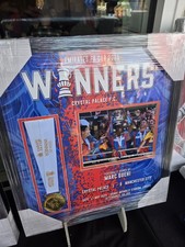 MARC GUEHI SIGNED CRYSTAL PALACE FA CUP WINNERS MEDAL FRAME COA GUARANTEE