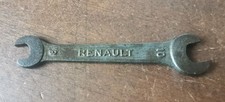 Vintage Renault spanner, 10mm X 8mm, for classic car toolkit, 100mm long.