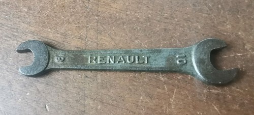 Vintage renault spanner - renault, spanner,