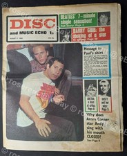 1968 Disc and Music Echo  " Simon & Garfunkel  " cover  17.8.1968