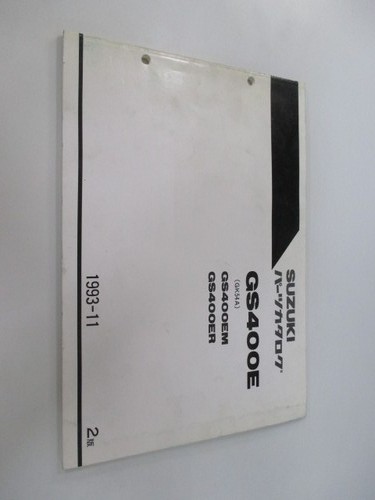 Gs400e parts list 2nd - list,
