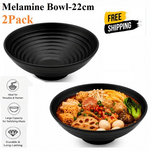 Pack 22cm black melamine - 2,