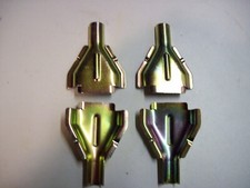 4 x Knott type trailer Bowden   brake cable retaining shroud , half shell