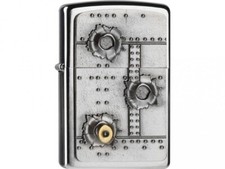 NEW ZIPPO BULLET HOLES 3D PETROL LIGHTER DESIGN WINDPROOF Z2004519