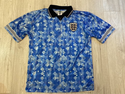 England shirt 1990 blue - 1990, third