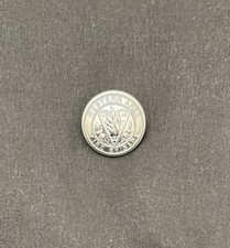 Vintage Antique Fire Brigade Tunic Button. Fireman. Fire Hose. Axe. Not Helmet.