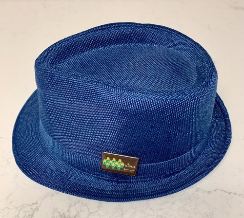 Men blue fedora - blue, cuban