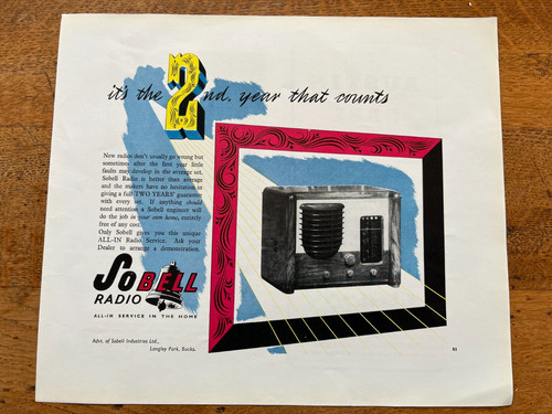1946 colouful double sided