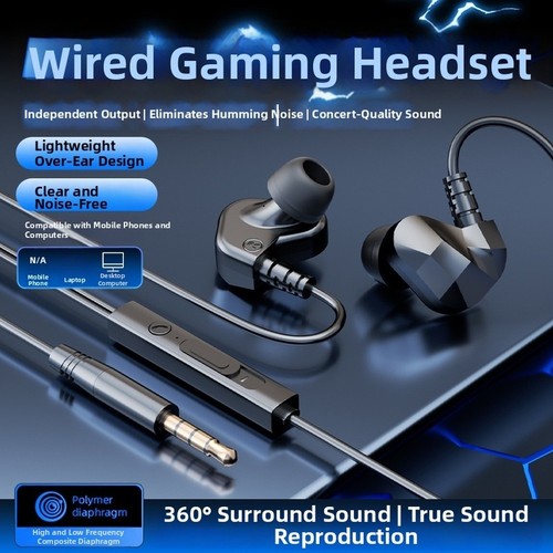 Hifi wired ear headphones - wired,