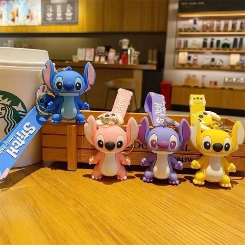Cute stitch keychain couple - cute,