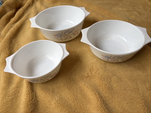 Vintage pyrex blue - blue, iris