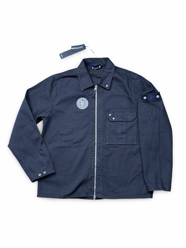 Stone island denim zip - island,