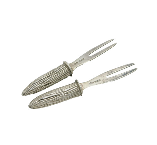 Sterling silver cast corn - corn, on