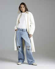 River Island Womens Coat Cream