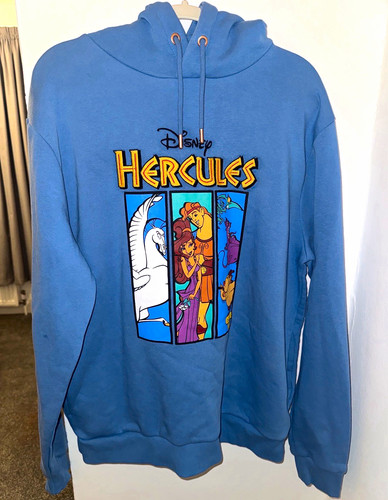 Disney hercules blue pullover - disney,