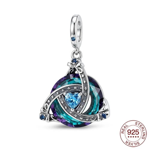 Silver charm celtic knot - celtic, angel