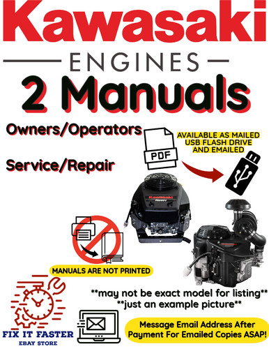 Kawasaki fd750d engine - fd750d, manual