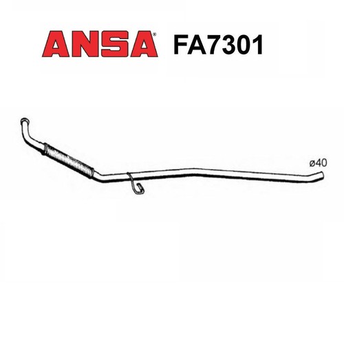 Front exhaust gas - exhaust, fiat