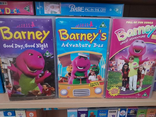 Vintage barney the dinosaur - vintage,