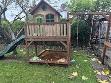 Wood Liam Swing Set. Garden Swing.