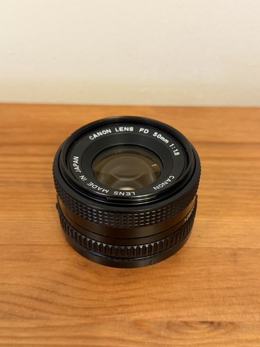 Canon lens 50mm f 1 - lens, 1:1.8