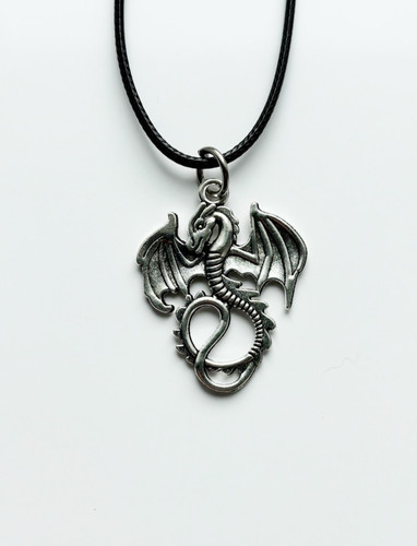 Dragon cord rope choker - dragon,
