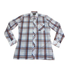 VINTAGE 70s Big Collar Shirt S