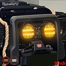 Pair 9 Inch LED Work Fog Light