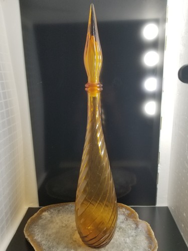 Vintage empoli glass tall - vintage,
