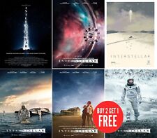 Interstellar 2014 Movie,  Multiple Poster Prints A0-A1-A2-A3-A4-A5-A6-MAXI C462