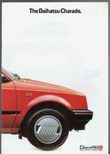 Daihatsu Charade 1984-85 UK Market Sales Brochure 1.0 CS CX Diesel Turbo 
