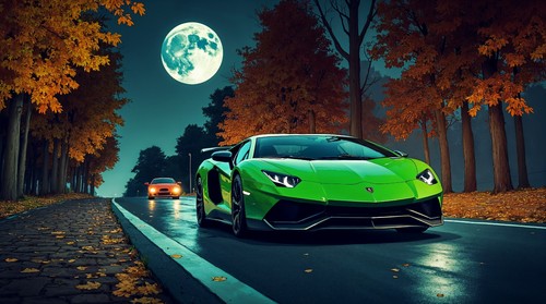 Green lamborghini italian - lamborghini,