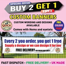 PVC Banners Outdoor Heavy Duty Custom Printed Advertising Vinyl Banner Sign lrg