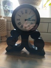 Black Modern Mantel Clock