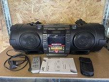 JVC RV-NB100B Boomblaster, DAB+, Bluetooth, CD, USB Tested Complete Boxed !