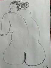 Original Charcoal Life Drawing