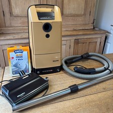RARE VINTAGE MIELE ELECTRONIC S2341 VACUUM CLEANER 1980'S WORKING + S016 HEAD