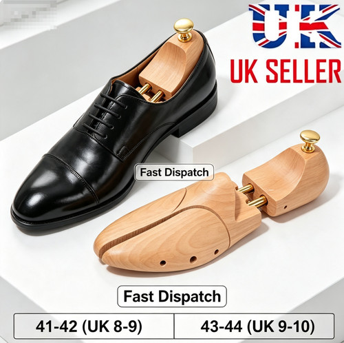 Men solid wood shoe - solid,