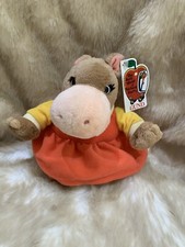 VINTAGE GUND  5" Plush Hilda Hippo Soft Toy The Busy World Of Richard Scarry TAG