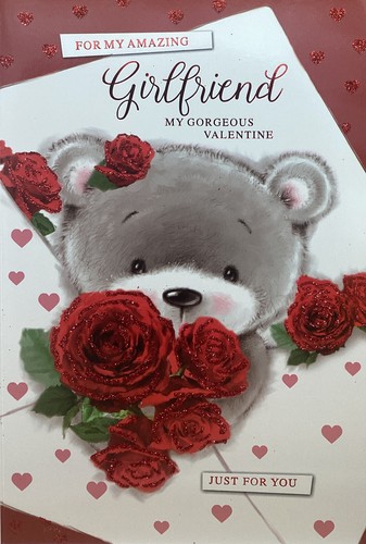 Girlfriend valentine card - girlfriend,