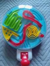 B&M Ball Maze Game Labyrinth Preloved Skill Co-ordination Steady Hand Challenge 